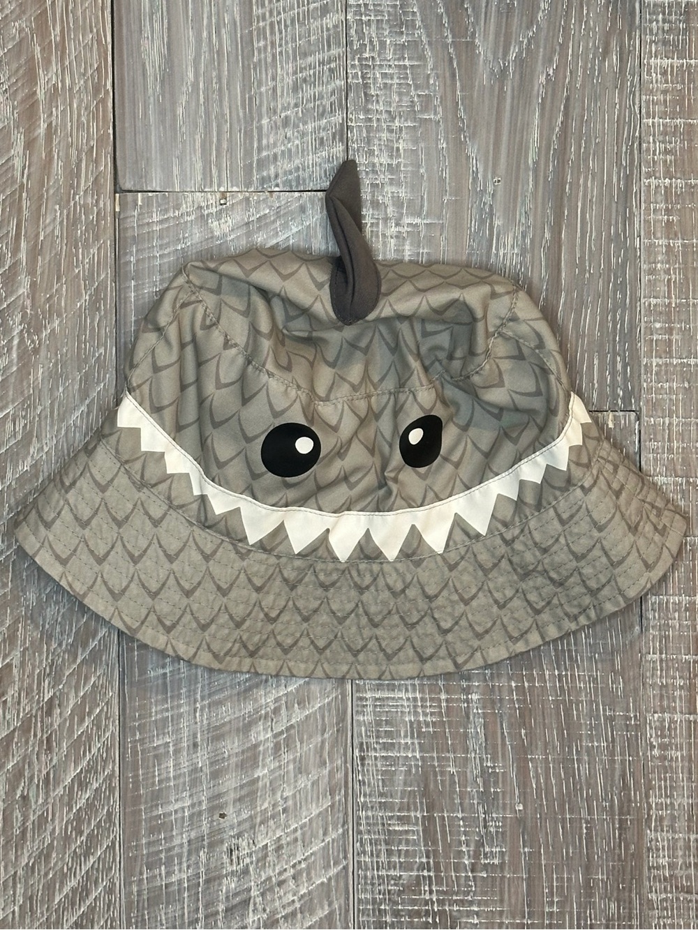 Carter’s Kids Shark Print Bucket Hat - Gray